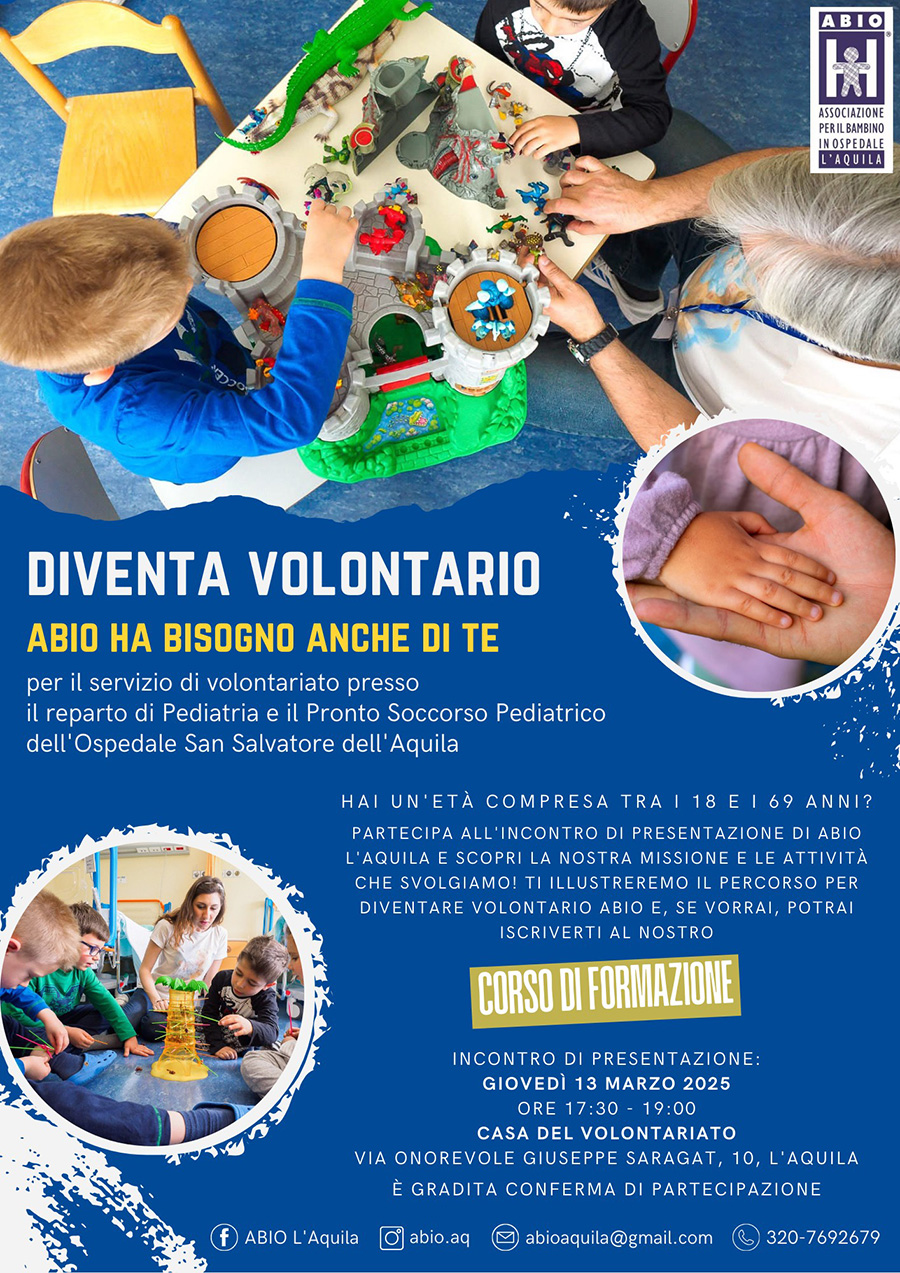 locandina corso di formazione ABIO